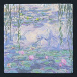 Porta-copo De Pedra Claude Monet Water Libera A Arte Impressionante Fr<br><div class="desc">Claude Monet Water Libera o Impressionista Francês Lírios de Água de Arte (ou Ninfas) é uma série de aproximadamente 250 pinturas de óleo pelo Impressionista Francês Claude Monet. As pinturas retratam o jardim floral de Monet em Giverny.</div>