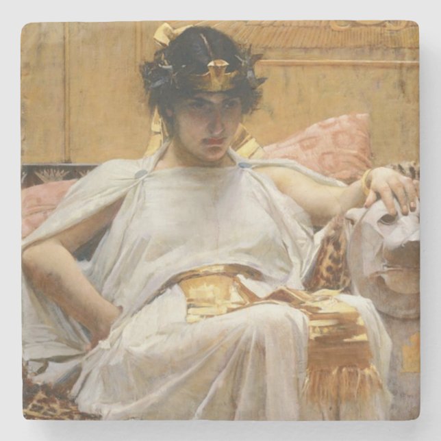 Porta-copo De Pedra Cleópatra (antiga Rainha Egípcia) (Frente)