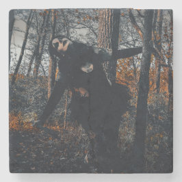 Porta-copo De Pedra Clownin' Around In Da Woods