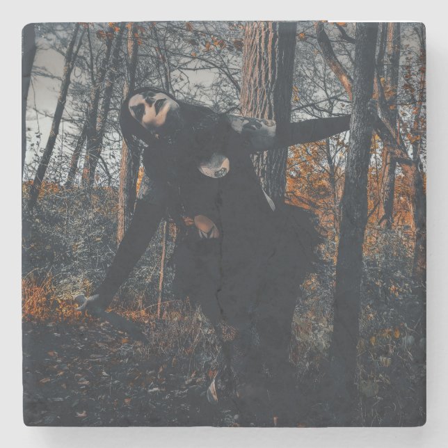 Porta-copo De Pedra Clownin' Around In Da Woods (Frente)