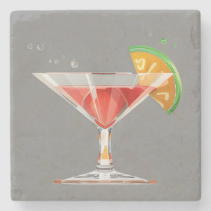 Porta-copo De Pedra Cocktail clássico