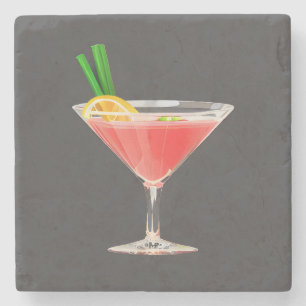 Porta-copo De Pedra Cocktail clássico