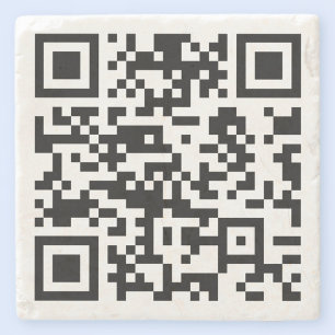 Porta-copo De Pedra Código QR Criado instantaneamente (digitando seu U