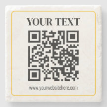 Código QR e texto editáveis com borda de ouro amar