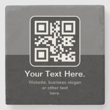 Código QR Modern Escaneável | Preto, Cinza e Branc