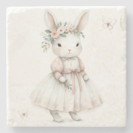 Porta-copo De Pedra Coelhinho num Vestido