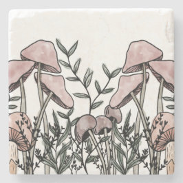 Porta-copo De Pedra Cogumelos selvagens