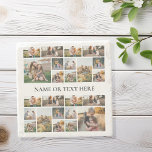 Porta-copo De Pedra Colagem de Fotos Personalizada<br><div class="desc">Crie sua própria Porta copos personalizada de pedra fotográfica</div>