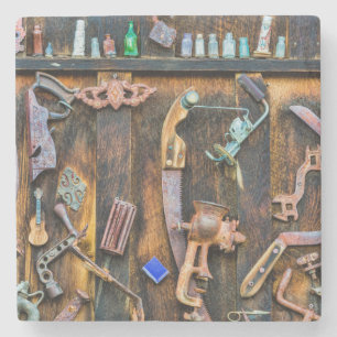 Porta-copo De Pedra Coleção antiga na parede