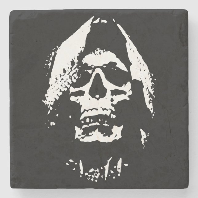 Porta-copo De Pedra Coletor de Almas: Medo encarnado (Frente)