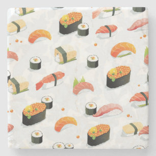 Porta-copo De Pedra Comida japonesa:Padrão Sushi