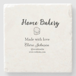 Porta-copo De Pedra Compartimento caseiro adicione seu nome de texto p