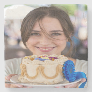 Porta-copo De Pedra Concurso de Culinária da Feira Personalizar Foto
