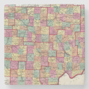 Porta-copo De Pedra Condados de Ohio