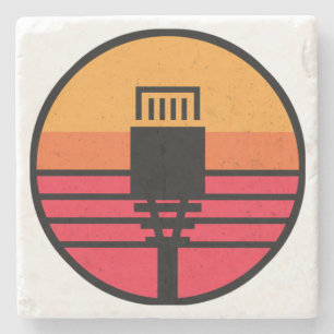 Porta-copo De Pedra Conector RJ 45