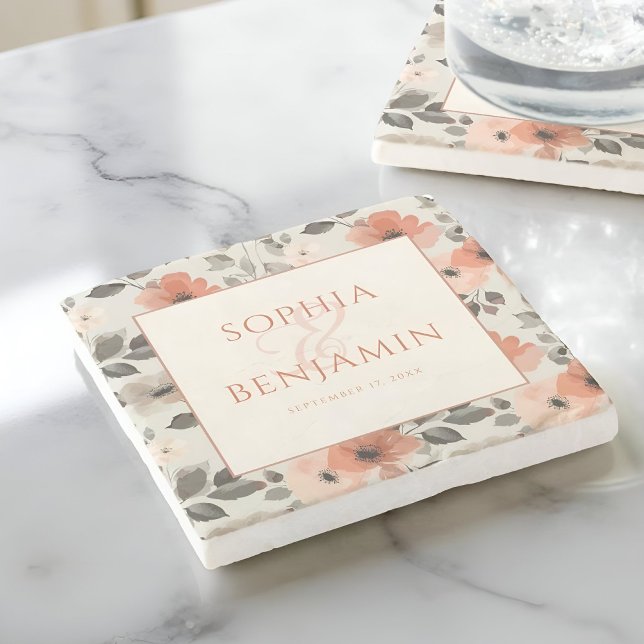 Porta-copo De Pedra Conjunto de Suportes Modernos de Pedra de Pêssego (Criador carregado)