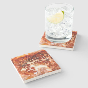 Porta-copo De Pedra Conjuntos de outono profundos em pedra