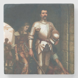 Porta-copo De Pedra Conquista (Triunfante Cavaleiro Medieval)