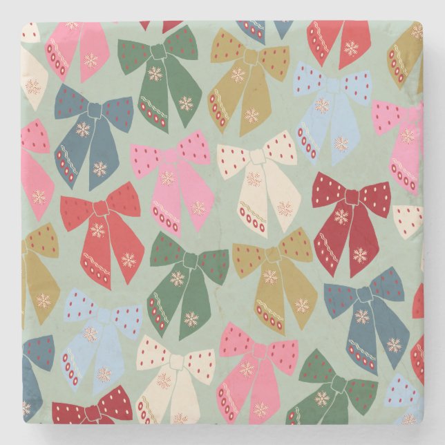 Porta-copo De Pedra Coquette de Arcos de Natal (Frente)