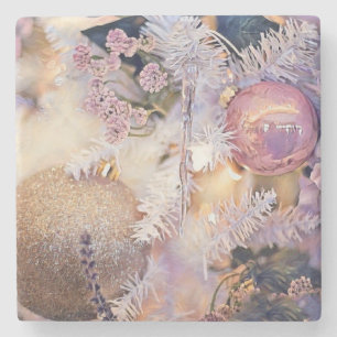 Porta-copo De Pedra Cor d'água Enfeites de natal roxos