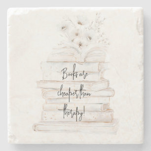 Porta-copo De Pedra Cor de Água da Terapia Dourada e Blush Book