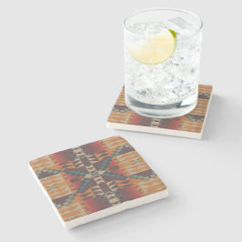 Porta-copo De Pedra Cor de ferrugem Laranja Escuro Vermelho Castanho A