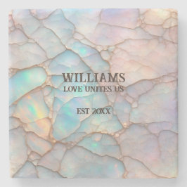 Porta-copo De Pedra Cor do Pastel da Pedra Opal Personalizada