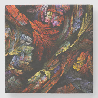 Porta-copo De Pedra Cor Harmonia Abstrato Art