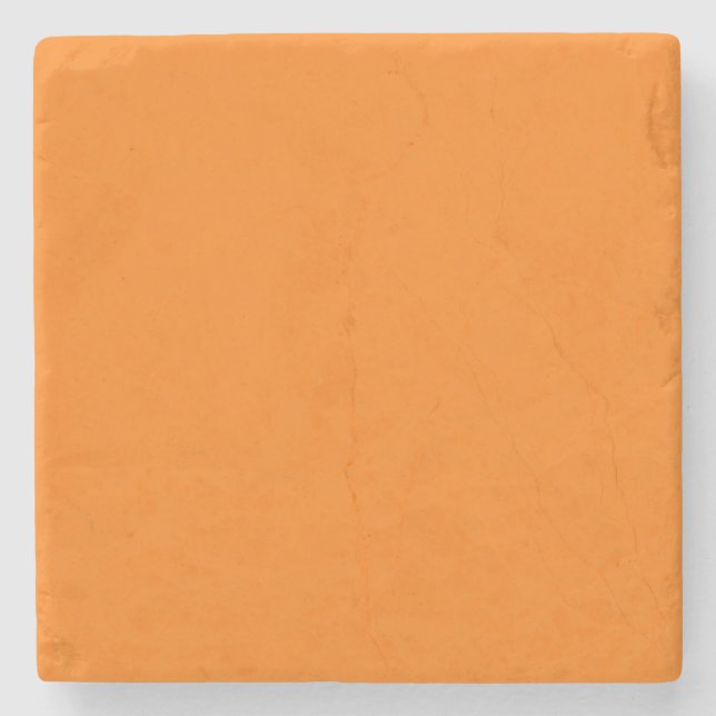 Porta-copo De Pedra Cor Laranja (Frente)