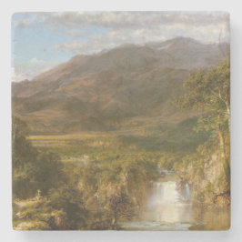 Porta-copo De Pedra Coração dos Andes (paisagem sul-americana)