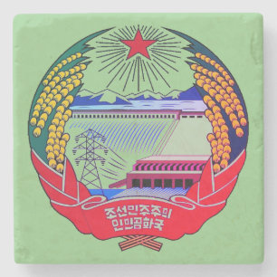 Porta-copo De Pedra Coreia do Norte (RPDC) Hermit Kingdom