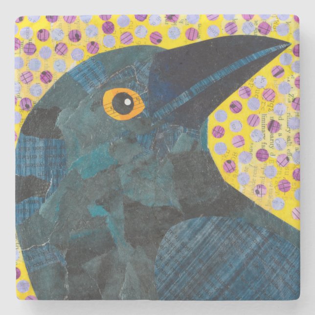 Porta-copo De Pedra Corvo (Frente)