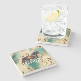 Porta-copo De Pedra Cowgirl Ocidental