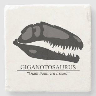 Porta-copo De Pedra Crânio do Giganotosaurus