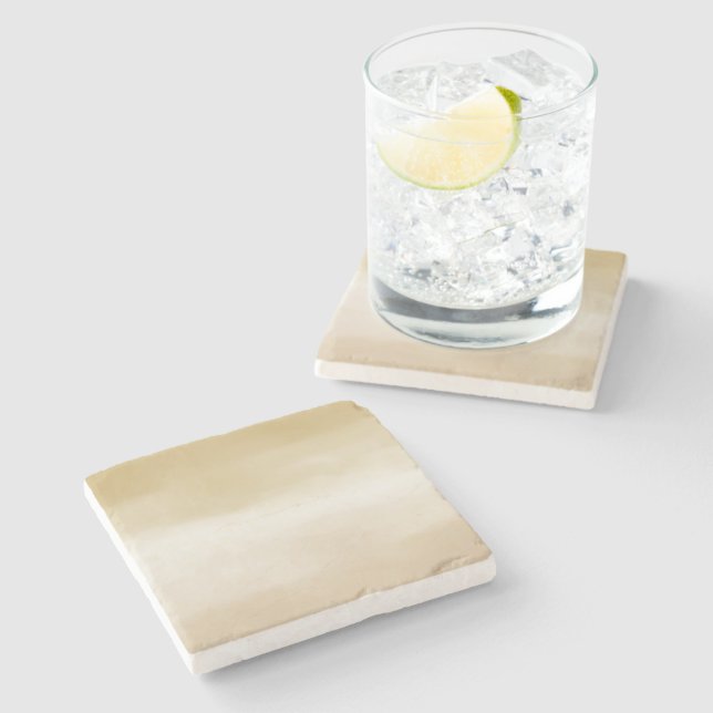 Porta-copo De Pedra Cream Brown Ombre (Lateral)