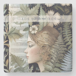 Porta-copo De Pedra Create Your Own Hedge Witch Wildflowers Botanical