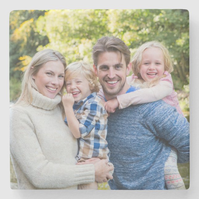 Porta-copo De Pedra Create Your Own Photo Custom Picture DIY (Frente)