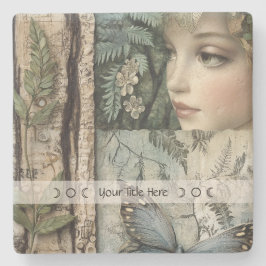 Porta-copo De Pedra Create Your Own Secret Garden Botanical Witch