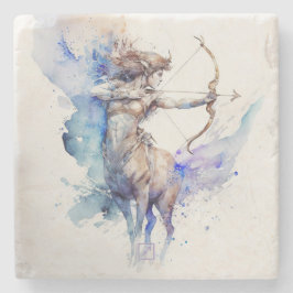 Porta-copo De Pedra Create Your Own Watercolor Sagittarius