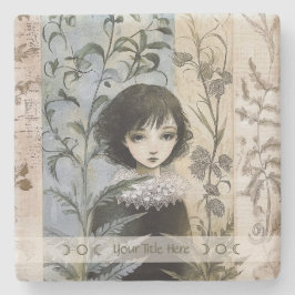 Porta-copo De Pedra Create Your Own Young Hedge Witch Botanical