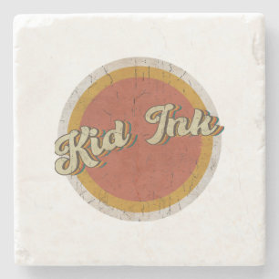 Porta-copo De Pedra Crianças de Tinta Infantil do Círculo
