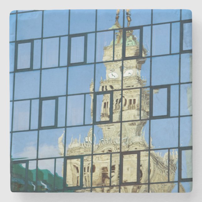 Porta-copo De Pedra Criando Reflexões (Frente)