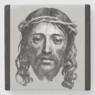 Porta-copo De Pedra Cristo JESUS