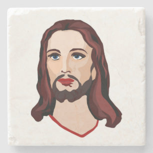 Porta-copo De Pedra Cristo JESUS