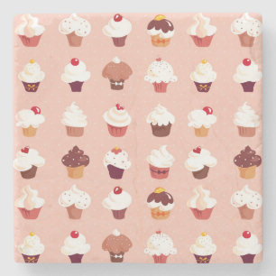 Porta-copo De Pedra Cupcakes