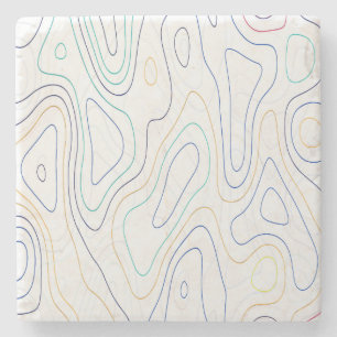 Porta-copo De Pedra Curvas