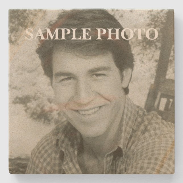 Porta-copo De Pedra Custom Photo Stone Coaster – Photo (Frente)