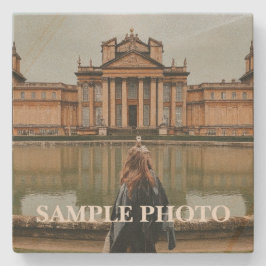 Porta-copo De Pedra Custom Photo Stone Coaster – Travel