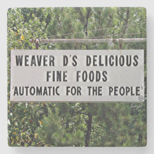 Porta-copo De Pedra D do tecelão, Atenas, Geórgia, Coaster. de pedra