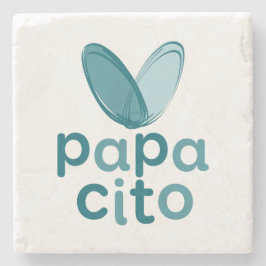 Porta-copo De Pedra Daddy with a big heart